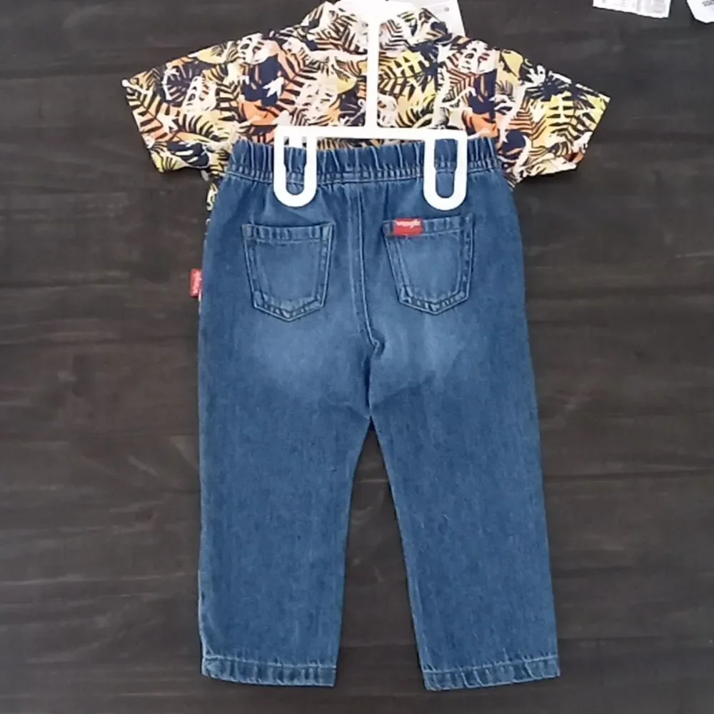 Wrangler 18-month little boys set
